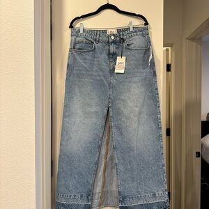 BDG Denim Maxi Skirt